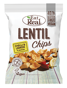 Eat Real Lentil Chips - Chilli and Lemon