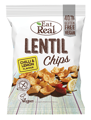 Eat Real Lentil Chips - Chilli and Lemon