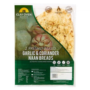 Clay Oven Naan - Garlic and Coriander