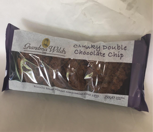 Grandma Wild's Chunky Double Chocolate Chip Cookies