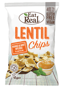 Eat Real Lentil Chips - Mint and Mango Infused